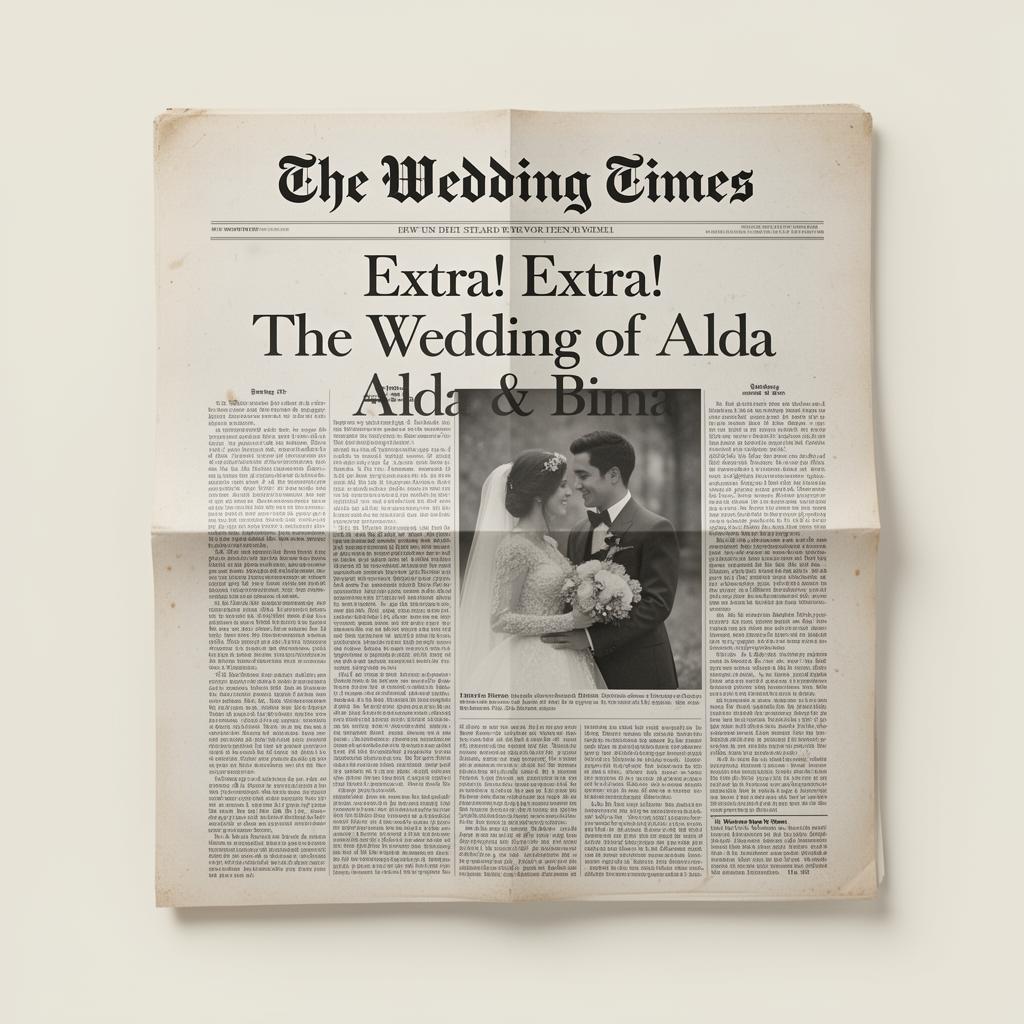 Pratinjau tema The Wedding Times